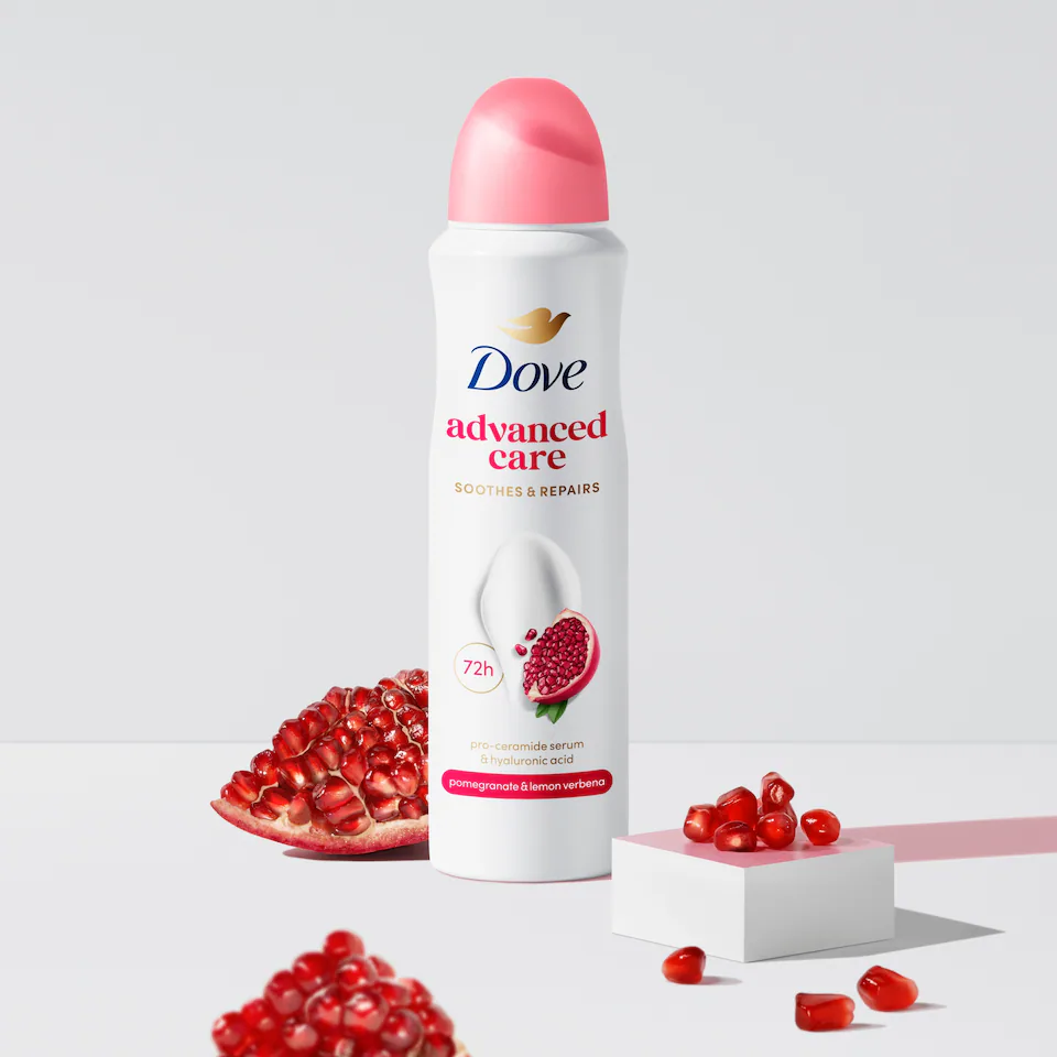 Dove Advanced Care Soothes & Repairs – Pomegranate & Lemon Verbena